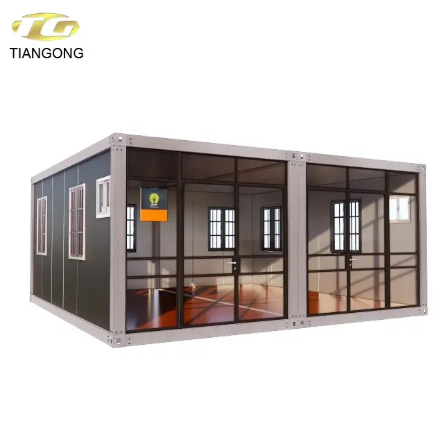 low cost light steel flat pack mobile modular office modular homes prefab house made in china