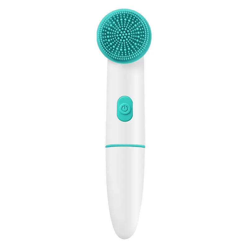 2021 Mini Portable Waterproof 3 In 1 Sonic Facial Exfoliating Face Cleansing Spin Brush Electric Cleanser Face Brush