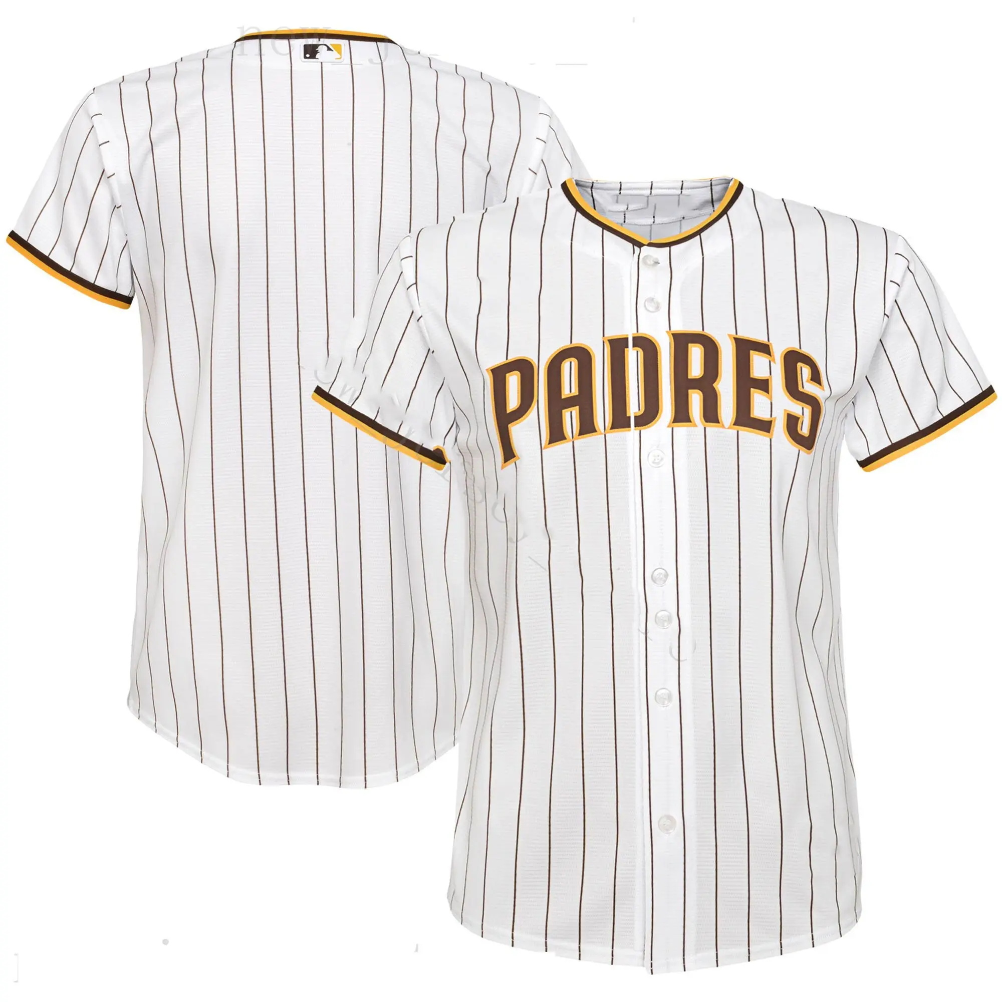 Customized high quality men's 2021 new TATIS JR. 23# PADDACK 59# GWYNN 19# White baseball jersey