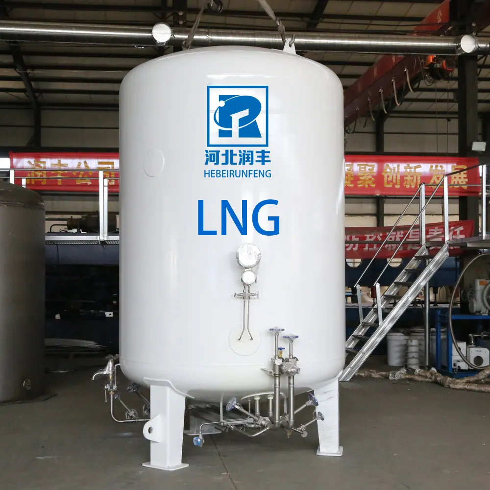 Industrial liquid container vessel liquid oxygen nitrogen storage tank  high pressure lng container liquid nitrogen tank price
