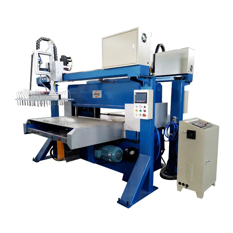 100 tons automatic four column hydraulic PET plastic tray die cutting press machine