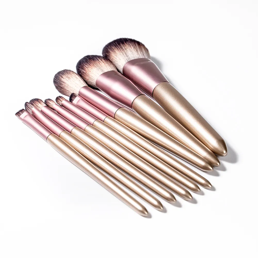 High Quality Vegan Cruelty Free Makeup Brushes Private Label Custom LOGO Foundation Makeup Brush Set