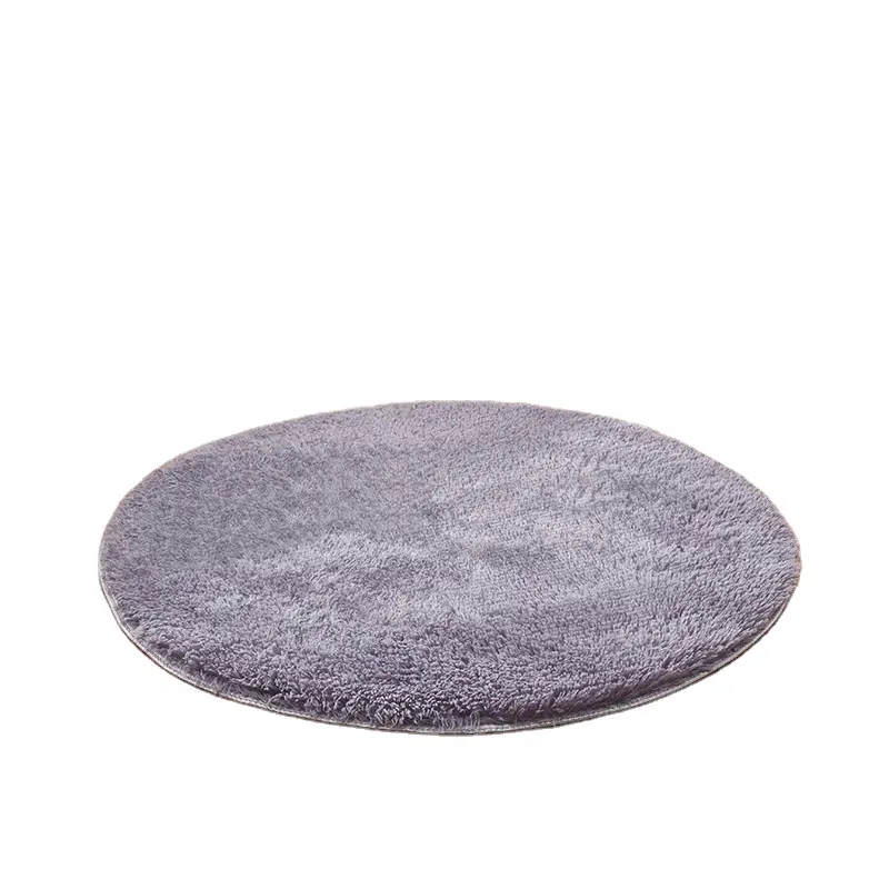 Customized Microfiber Non-Slip Round Rug Living Room Kids Room Cushioned shaggy Furry fluffy Circle rug carpet