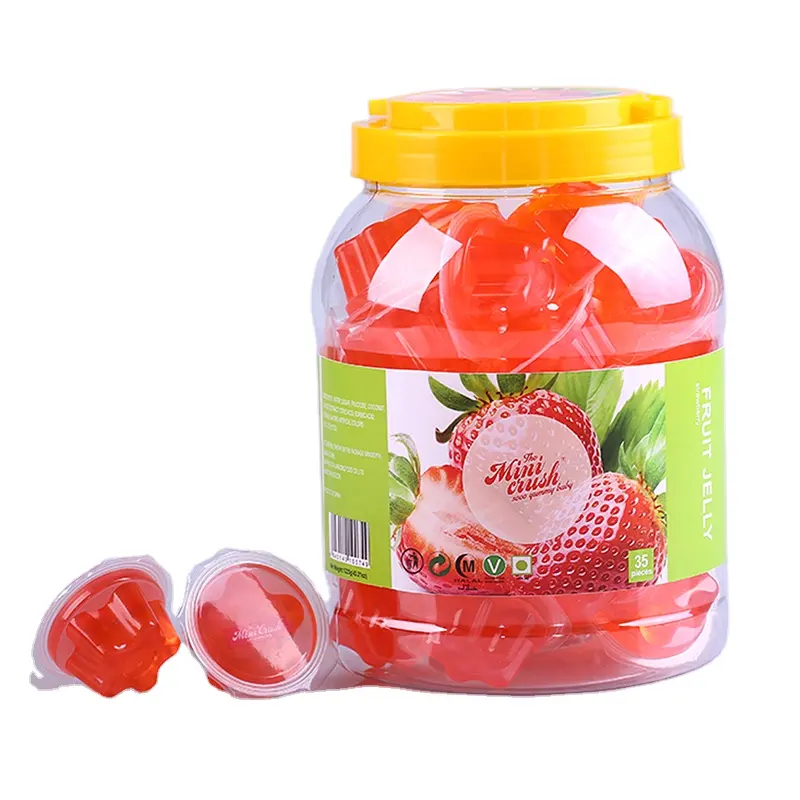 Assorted Baby Snack Plastic Jelly Cup Fruit Jelly