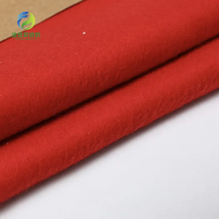 High Quality 420gsm Hacci semi-worsed 50% boiled Wool 50%Nylon blend interlook knitted fabric for T-shirt dress pants