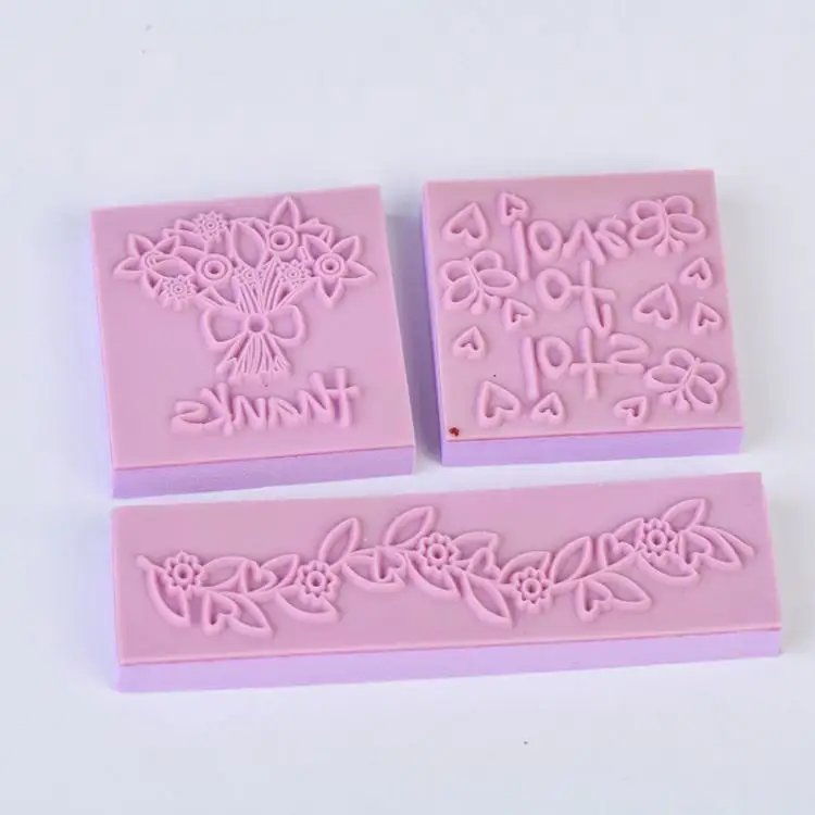 Set of 3 stamps high quality eva craft stamps