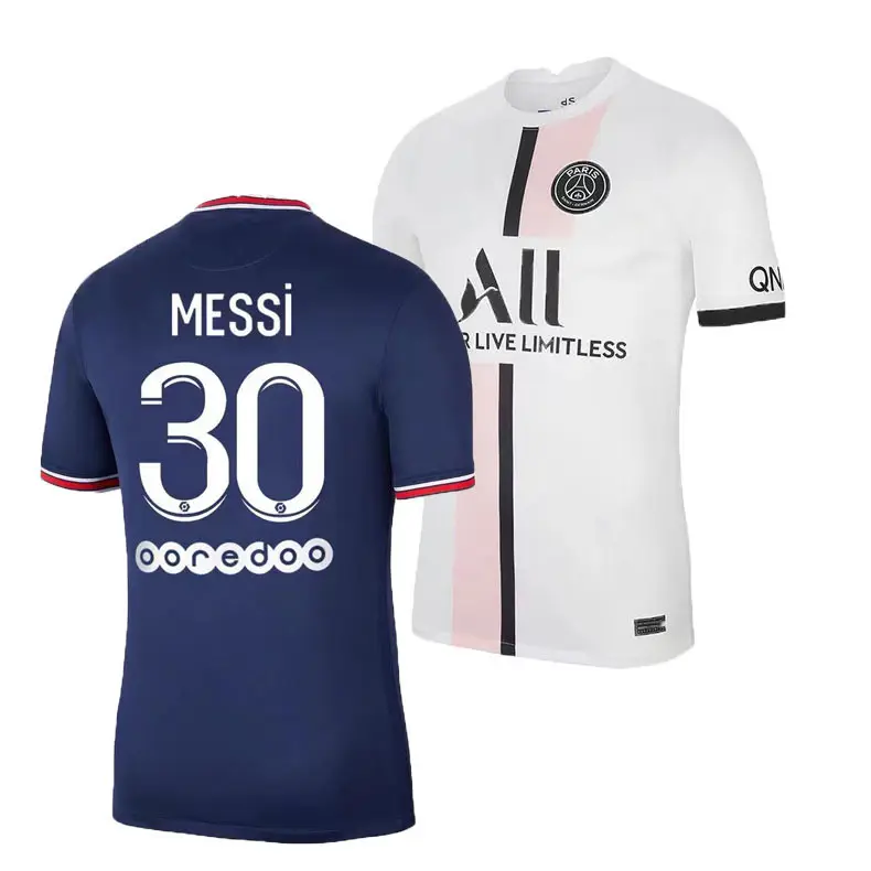Messi #30 Paris Saint-Germain Football Club Jersey Uniform Boys and girls sportswear Maillot football can be customized logo