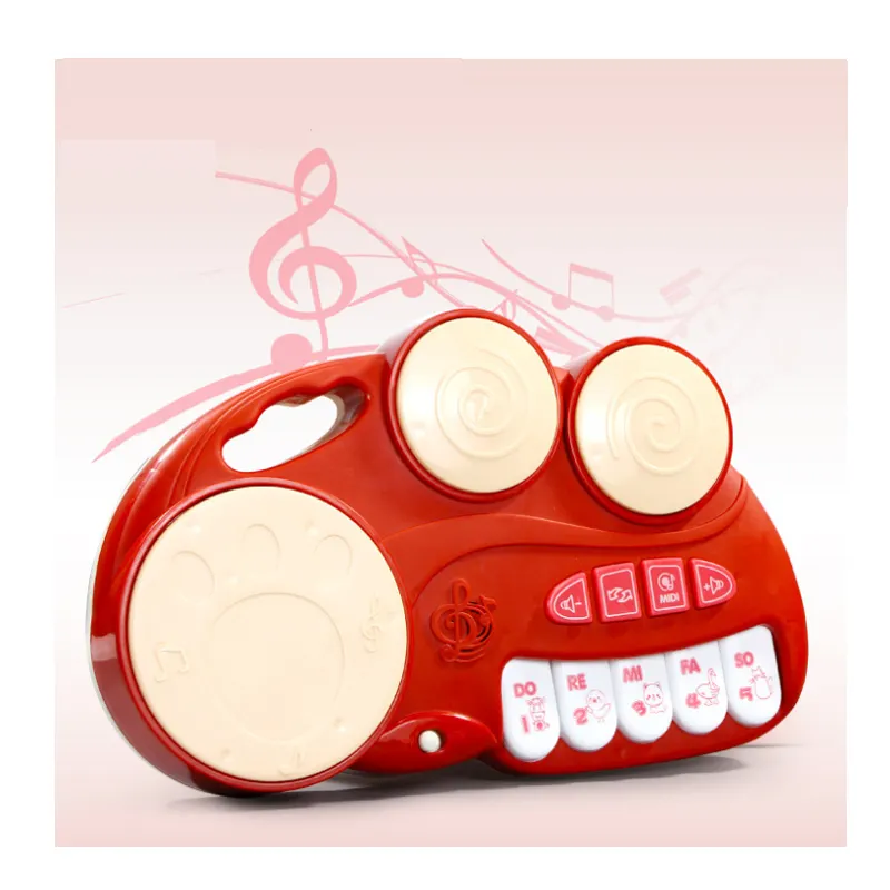 Музыкальный инструмент освещение Портативный хлопающий в ладоши детская игрушка электронный барабан