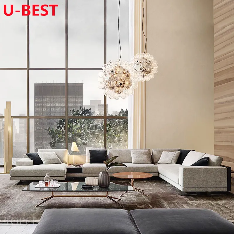 U-лучший бесплатный комбинированный угловой кожаный диван канапе дивано дивани Kanepe Hoekbank Meuble Maison угловая мебель для гостиной