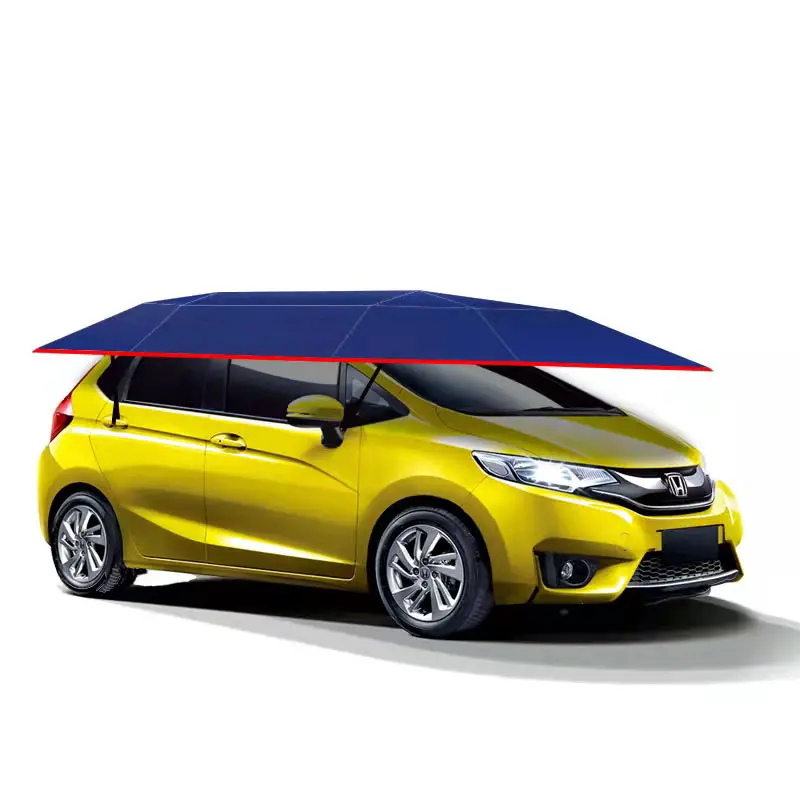 Автомобильная палатка, подвижная Складная портативная Автомобильная защита, автомобильный зонт, Солнцезащитный автомобильный навес, чехол с дистанционным управлением