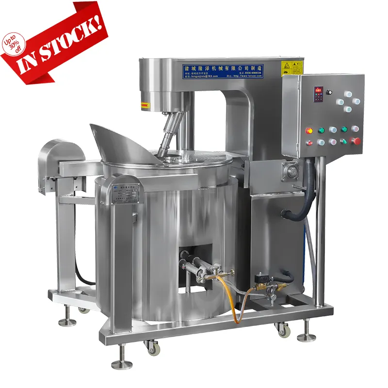 Industrial Popcorn Making Machine Big Capacity Automatic Industrial Caramel Flavors Gas Electric Popcorn Machine Commercial Popcorn Making Machine Production Line