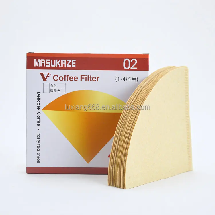 100 шт., бумажные фильтры для кофе, 1-2/2-4 чашки
