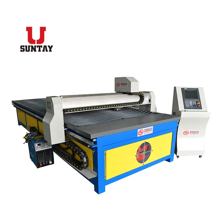 Duct Machine Manufacturer CNC Plasma Cutter Cutting Machine With Huayuan Plasma Cutter Power Source Plasma Machine For Duct Cutting