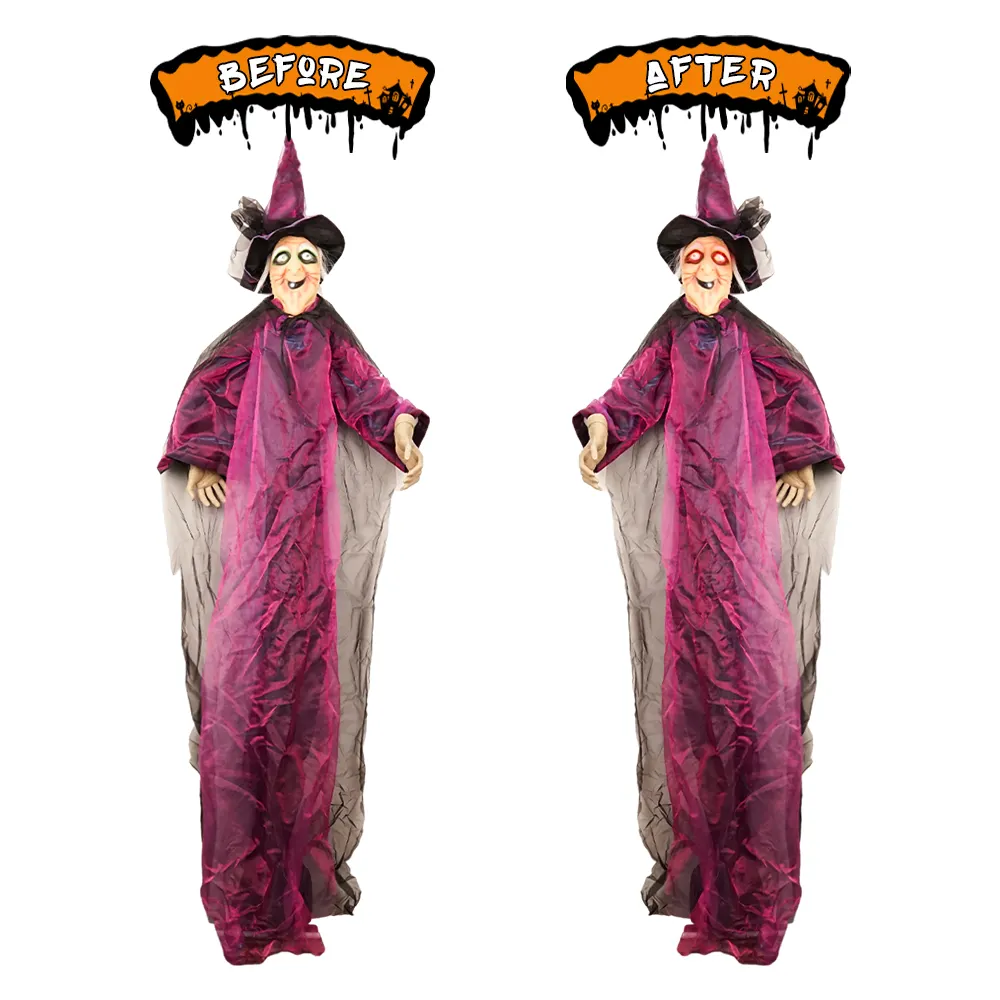 Новый Хэллоуин Ужасы украшения реквизит мрачный Хэллоуин розовый анимированный реквизит Хэллоуин украшения для тематической вечеринки