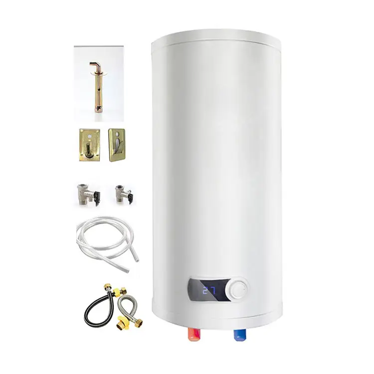 Вертикальный автоматический водонагреватель из нержавеющей стали с цифровым дисплеем температуры
