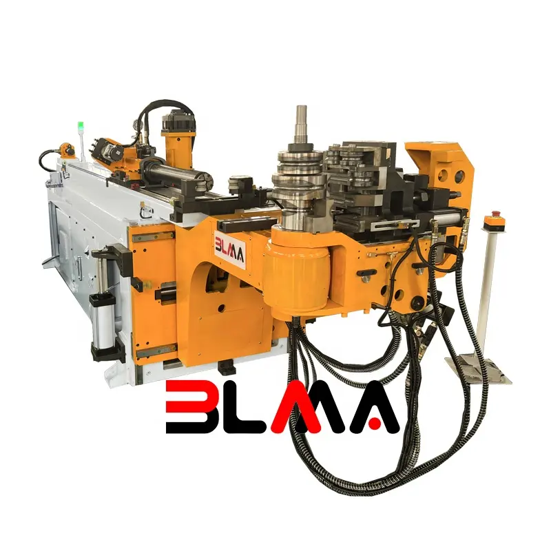 Высококачественное промышленное оборудование BLMA cnc multi stack автоматический толкатель 38CNC-5A-MSV 5 осей трубогибочный станок