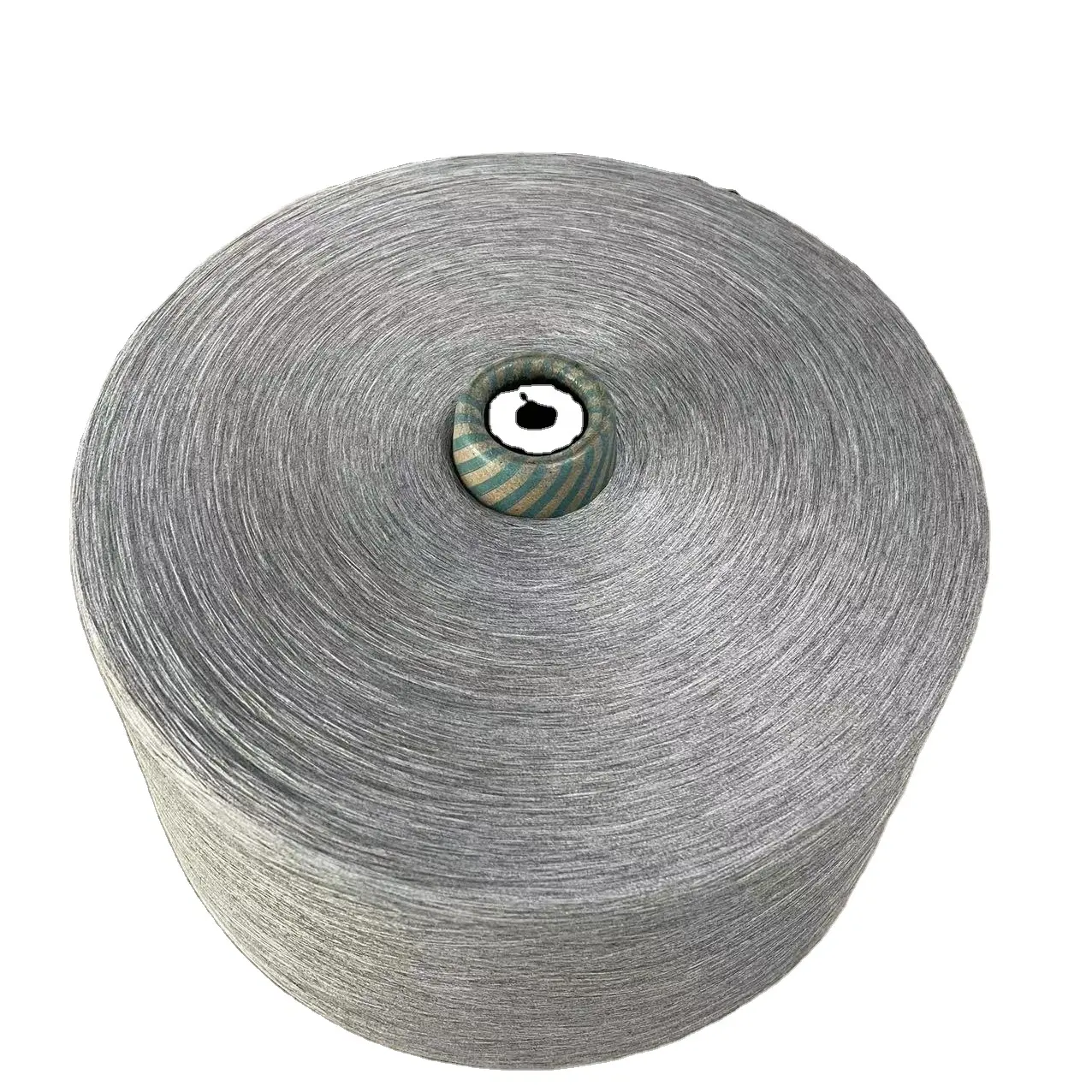 Polyester Viscose TR 65/35 Vortex Spinning Grey Blended Melange Yarn For Knitting