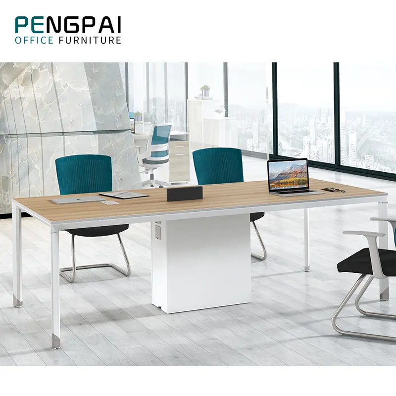 Shunde Furniture Conference Desk Modern Melamine Meeting Table For Meeting Room