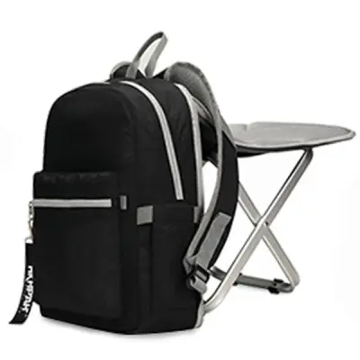 Водонепроницаемая и практичная дорожная сумка для ноутбука с уличным рюкзаком и складным стулом