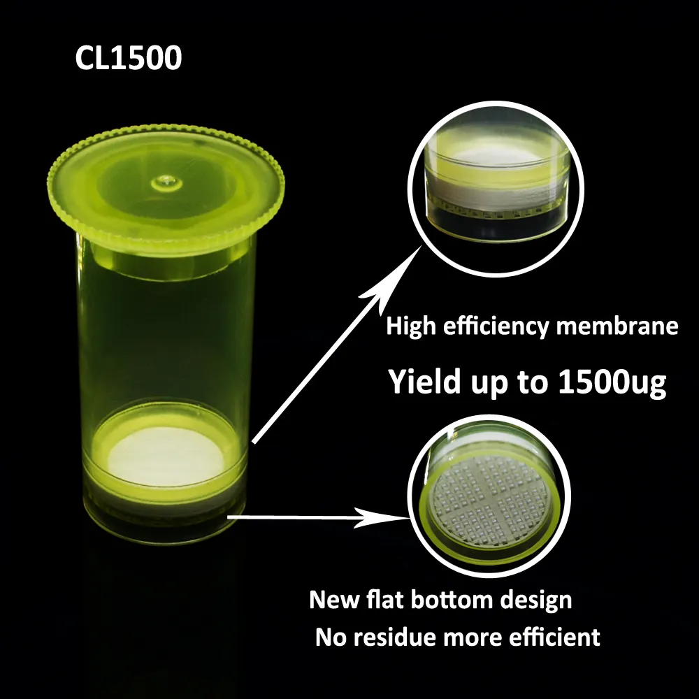 CL1500 нового поколения Plasmid Maxiprep вращающаяся колонка с коллекционной ванной, выход до 1,5 мг