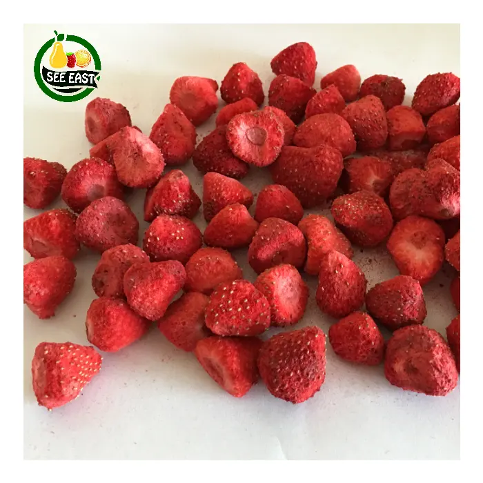 100% Dried Fruit Not Organic Unsweetened Freeze Dried Whole Strawberry for Candy