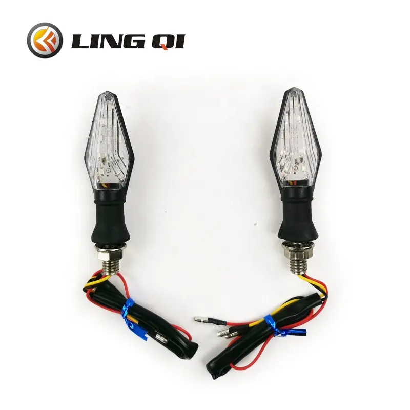 Модифицированный светодиодный указатель поворота для мотоцикла LINGQI, световой индикатор, аксессуары для мотоциклов, сигнал поворота для мотоцикла