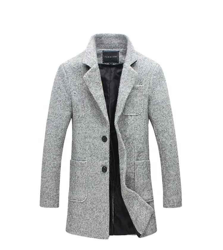 Модные повседневные деловые длинные пальто шерстяные куртки мужские пальто с карманами стандартное пальто Овцы Бесплатная доставка осень зима