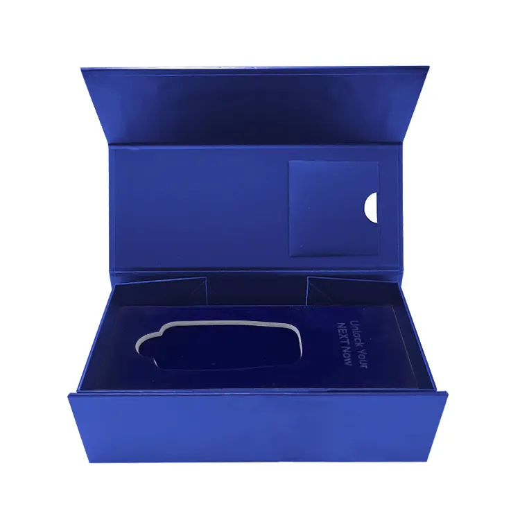 Oem разумная цена a5 темно-синий складной полный магнит упаковка подарочный Автомобильный ключ фирменная коробка verpackung