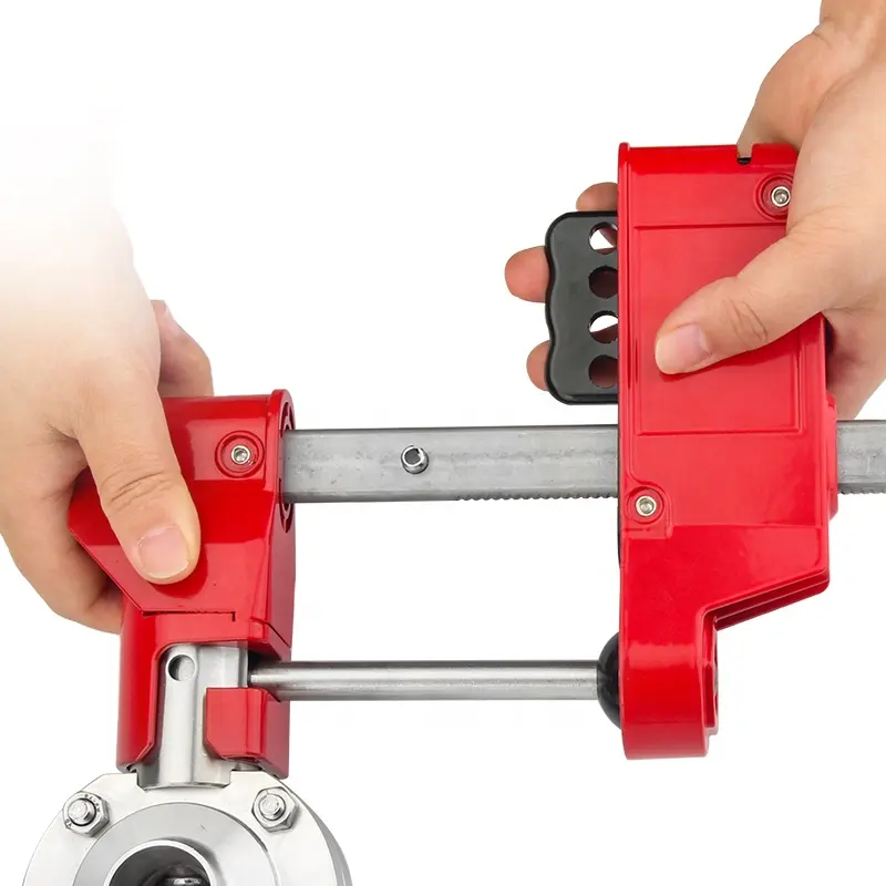 BOZZYS Alloy Adjustable Sanitary Butterfly Valve Lockout To Individual Workers Overhaul Of Lockout-tagout Equipment
