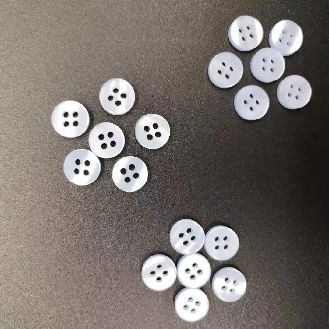 Shirt Buttons 4 Holes Poly Button For Shirt