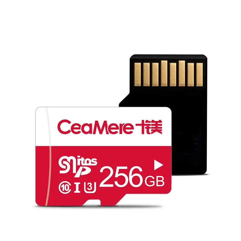 Ceamere Memory Card 256GB Micro TF Card 4GB 8GB 16GB 32GB 64GB 128GB Class 10 Real Capacity Micro Memory Card 256GB For Camera