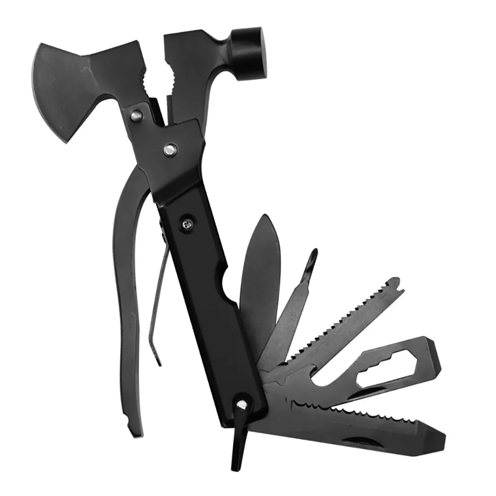 14 in 1 practical multifunctional tool AX with axe mini Hammer plier screwdrivers camping survival gear hammer multi tools