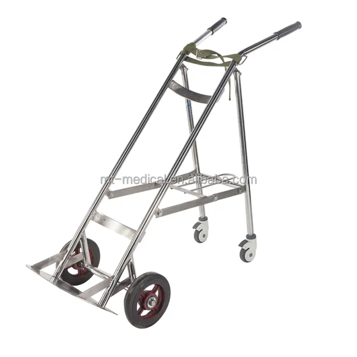 MT  Medical Hospital Good Trolleys Stainless Steel Oxygen Cylinder Trolley for clinic