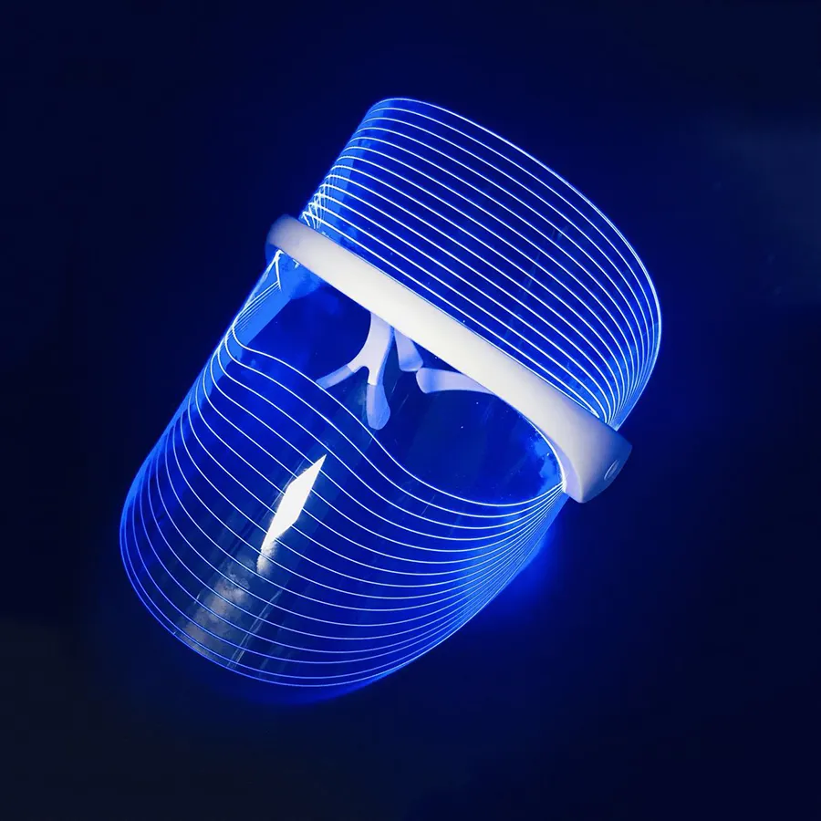 2020 New Led Light Therapy Mask Red Blue Yellow Electronic Skin Rejuvenation Beauty Instrument