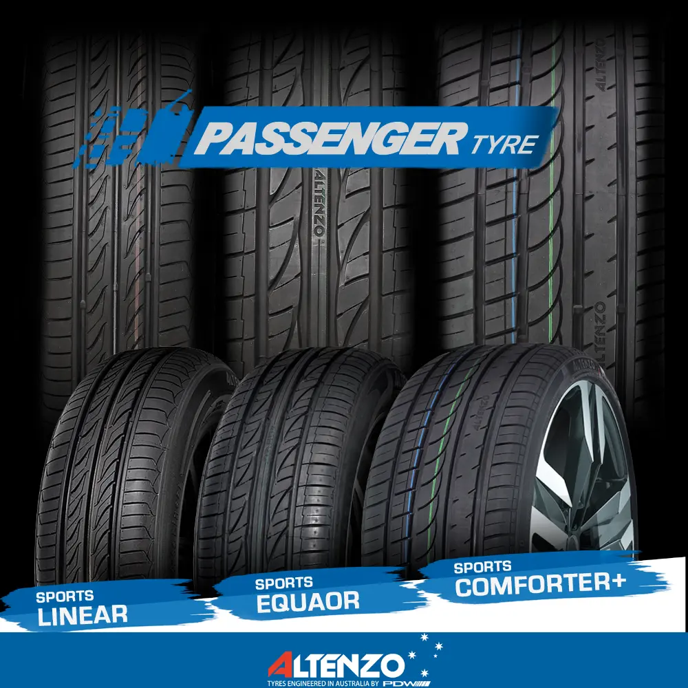 Sports Comforter+ 225/45R18 Tire Altenzo Balanced Dynamic Passenger Car Tyres Durable Taxi Quiet Car Tyres Pcr