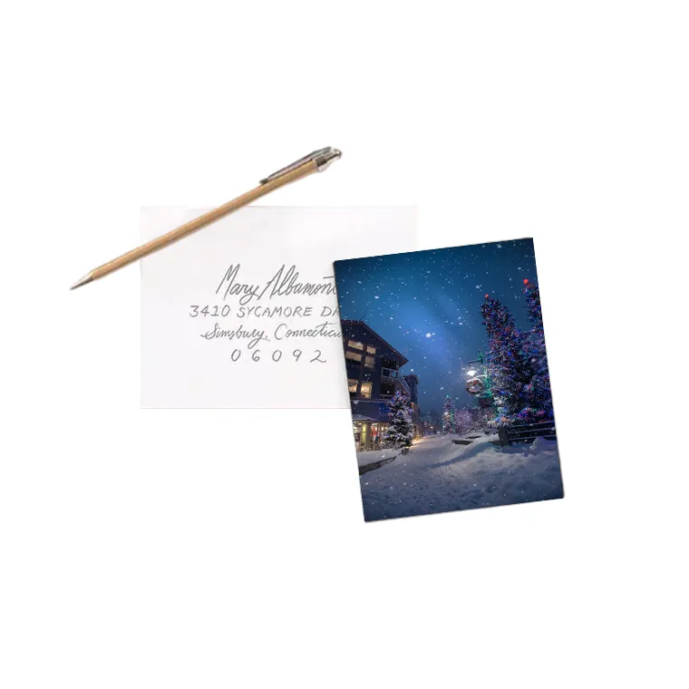 High Quality Deep 3D Effect Promotional Greeting Cards For Christmas