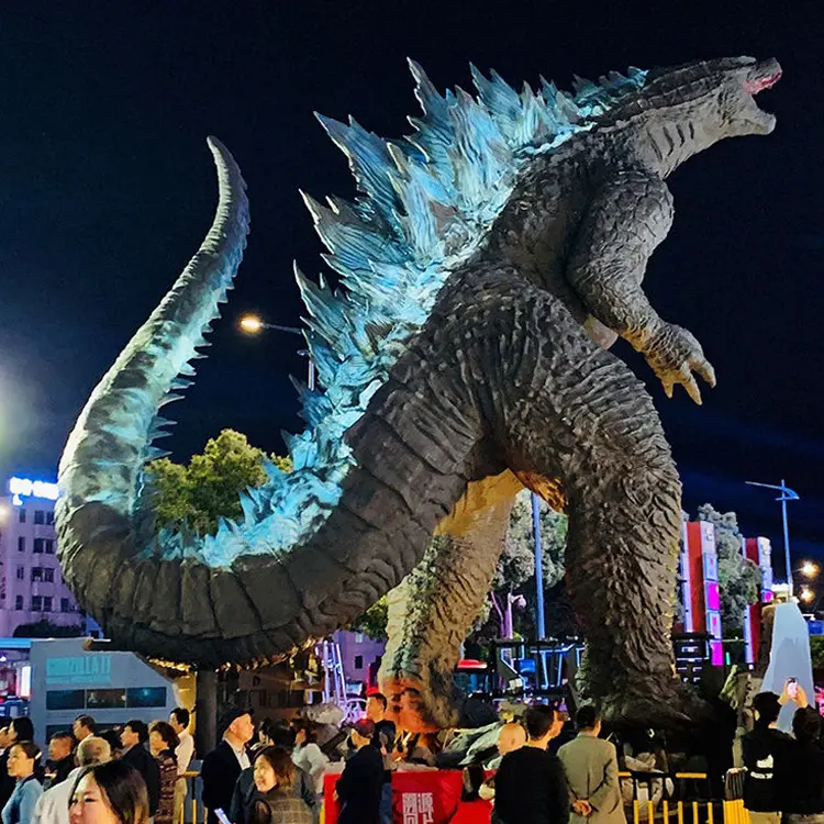 Godzilla реалистичные животные Монстр тематический парк динозавров аниматронный Роботизированный динозавр животные на открытом воздухе динозавры украшения &lt;5