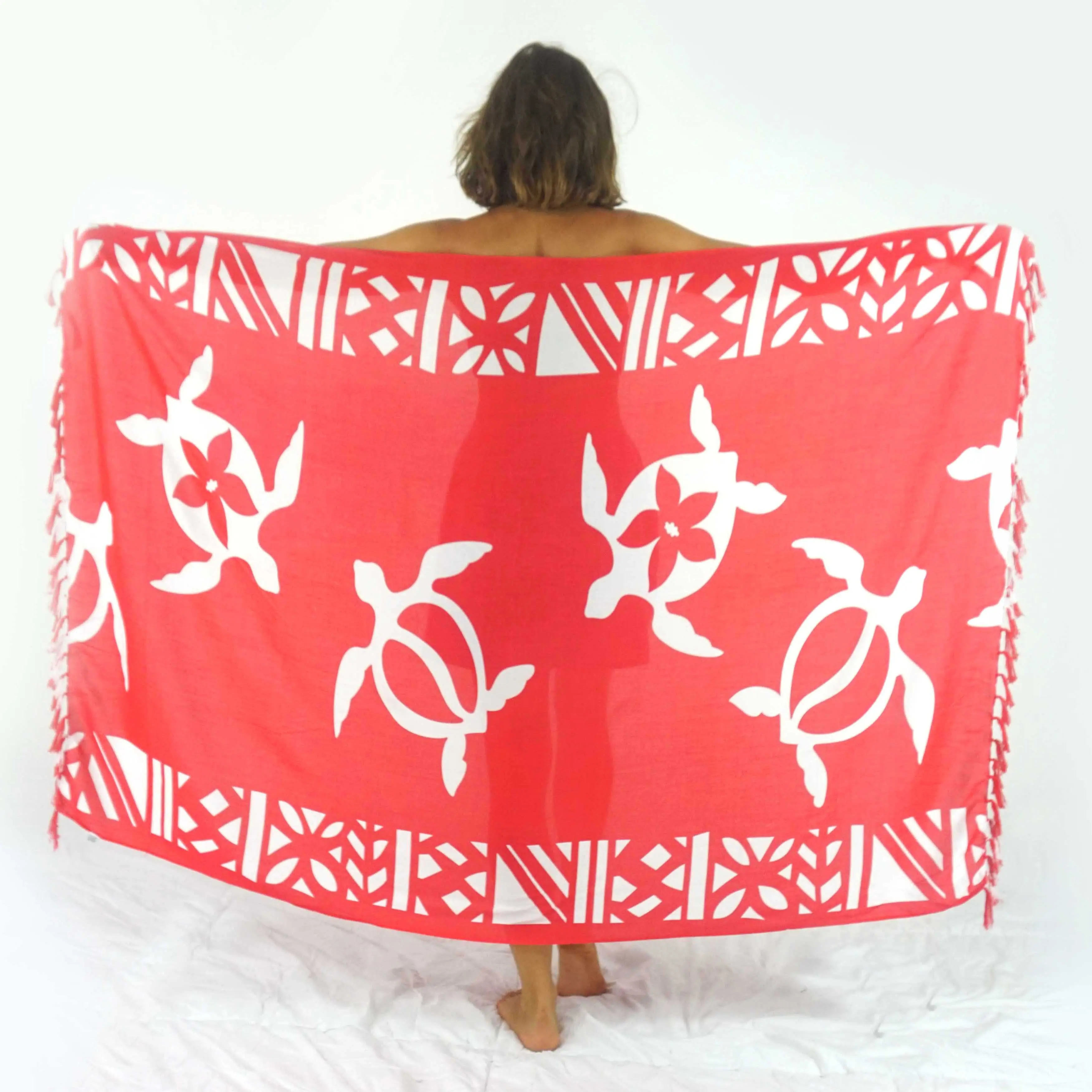 Sarong Animal Print Hawaiian Sarong Pareo Sarong Beachwear Cover Up 100% Rayon PR055-002R2