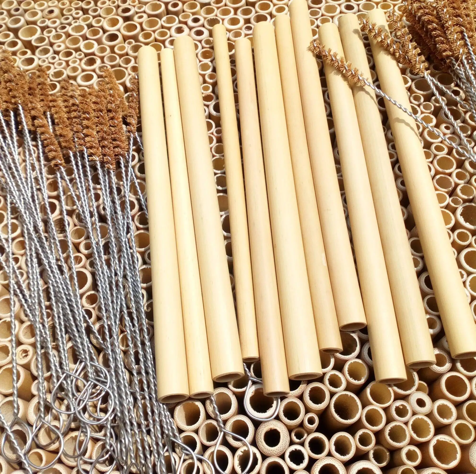 Бамбуковые соломинки с индивидуальным логотипом по хорошей цене от производителя