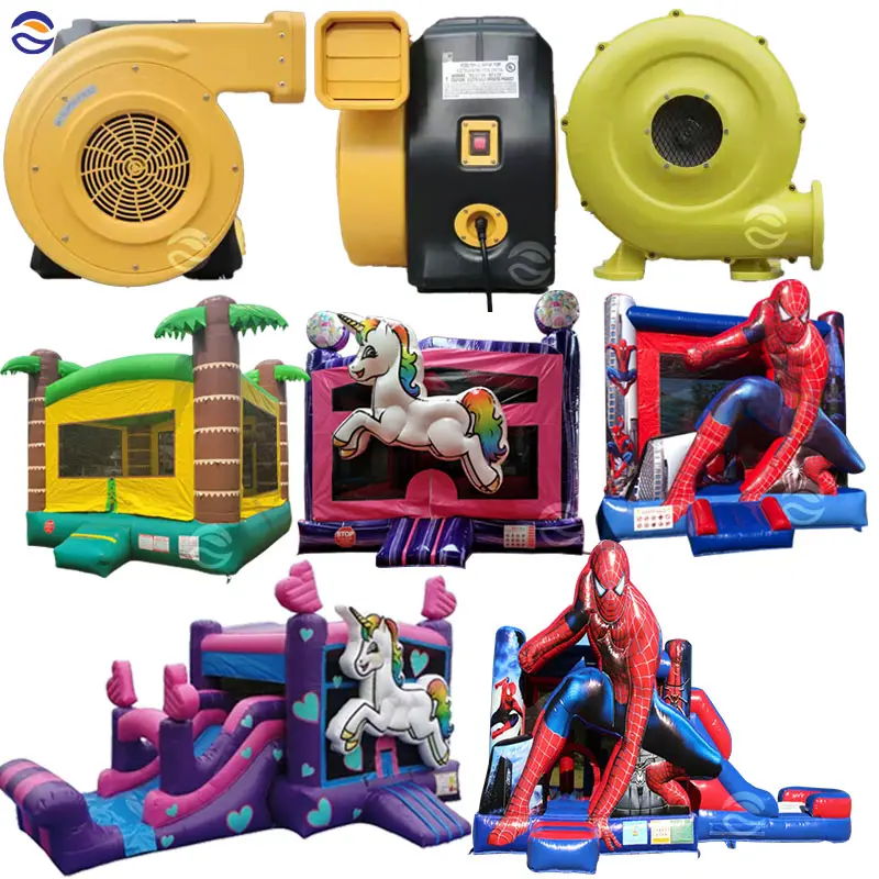 Commercial Air Jumping Jumper Bouncer Bouncy Castle Bounce House Inflatable Blower With Blower For Sale