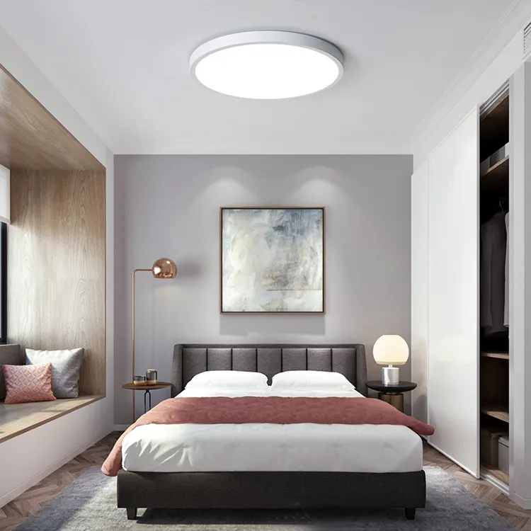 Новый стиль, Квадратный светодиодный потолочный светильник 230*20 24-48 Вт для гостиной и спальни