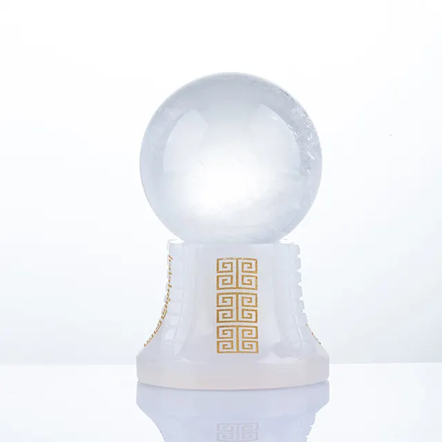 Crystal Ball Feng Shui Ornament Natural Crystal Ball For Fend Off Misfortune and Bless Lucky