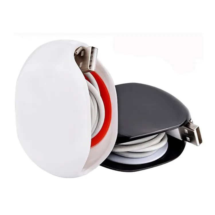 Hot selling automatic cable recoil winder safety box watch winder,auto cable winder for headphone