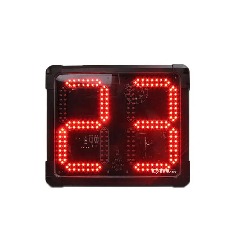 Ganxin Large 8 inch 2 Digits Led Red Adjust Brightness Waterproof Square Counter