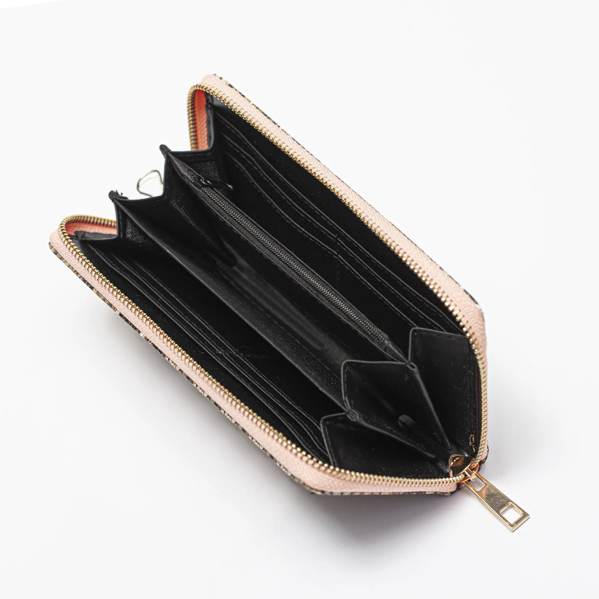 European And American Fashion High-Quality Pu Leather Credit Card Holder Long Wallet Women Coin Purse