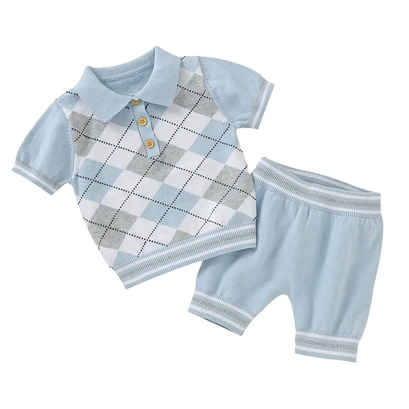 Mimixiong комплект одежды для новорожденных, удобная мягкая клетчатая трикотажная одежда для новорожденных, унисекс 82W740