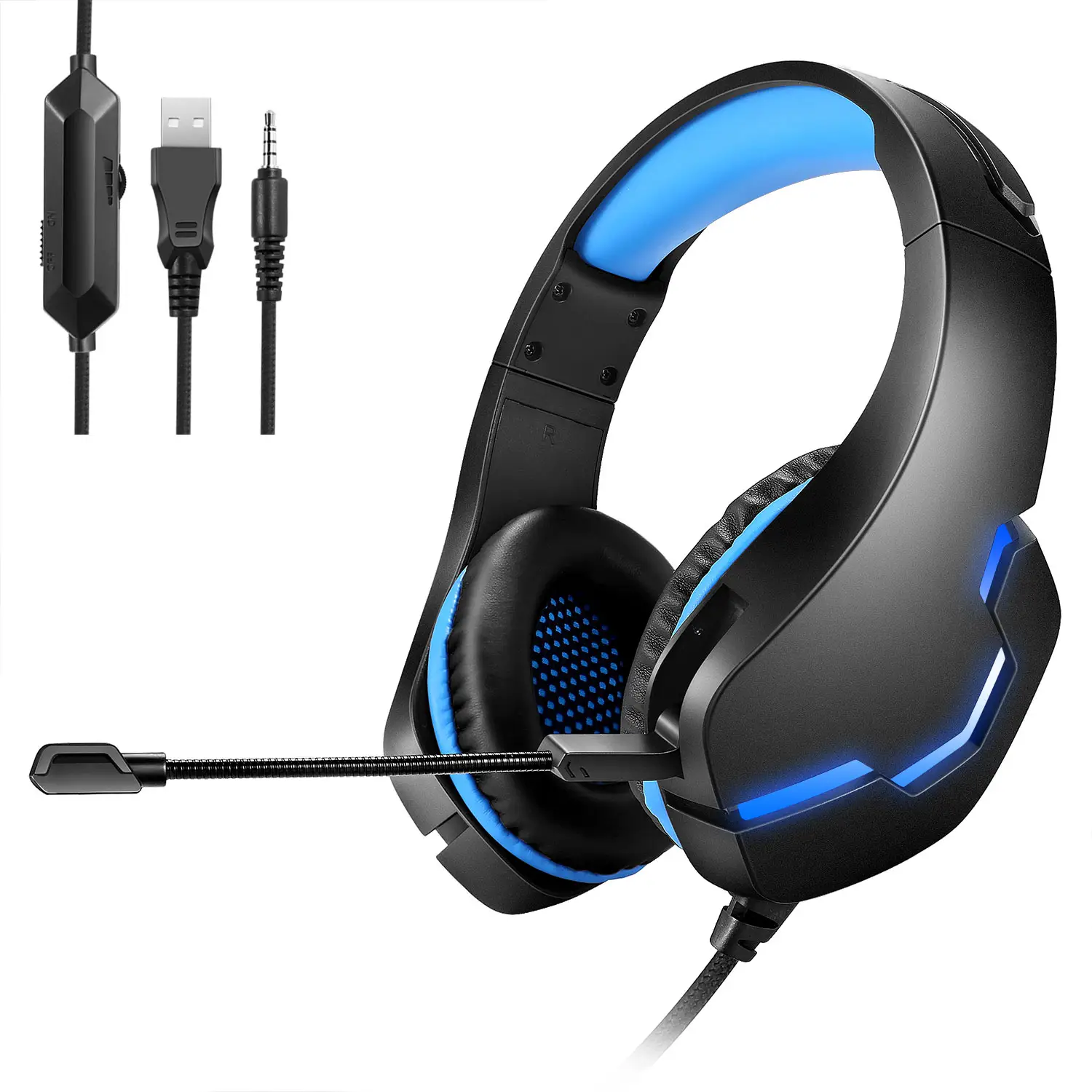 2020 Headphone Usb Best Microphone Ps 5 7.1 Gamers Call Center Usb Ps4 Wired Pc Headphones Gaming Headset