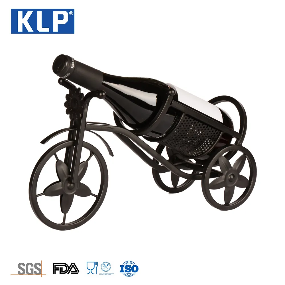 Европейский металлический трехколесный велосипед винтажная Винная стойка один держатель для бутылки для дома украшение для винного шкафа KLP