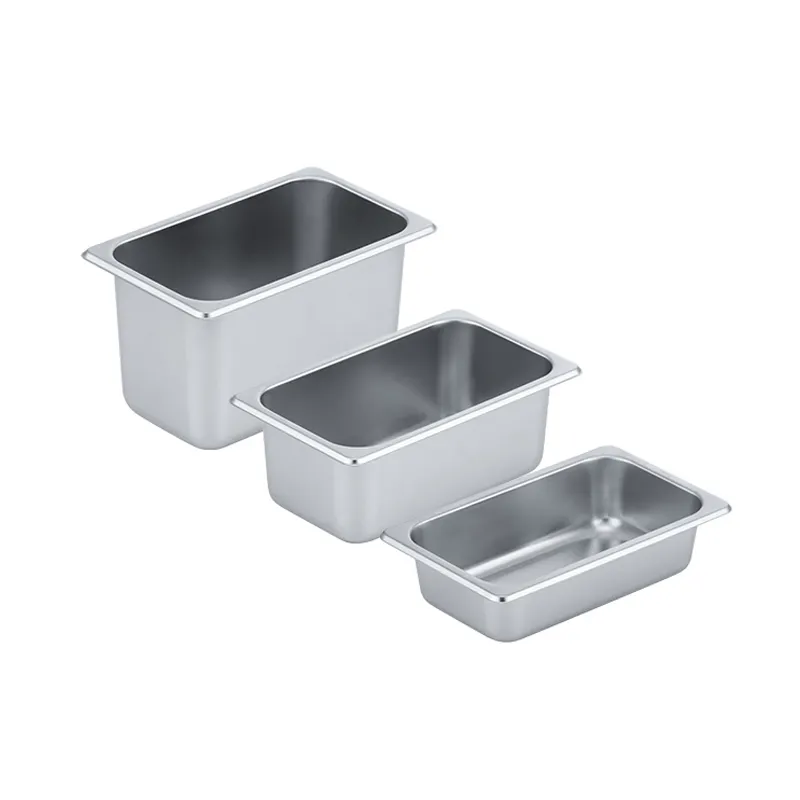 restaurant hotel equipment food pan stainless steel gn tray gastronorm container gn pans wholesaler for catering