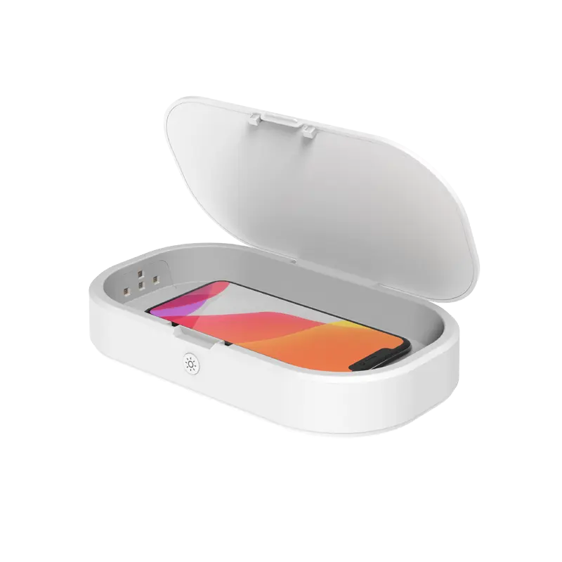 New Arrival Mobile Phone Qi Wireless Charging Universal Portable UV Led Light Sterilization